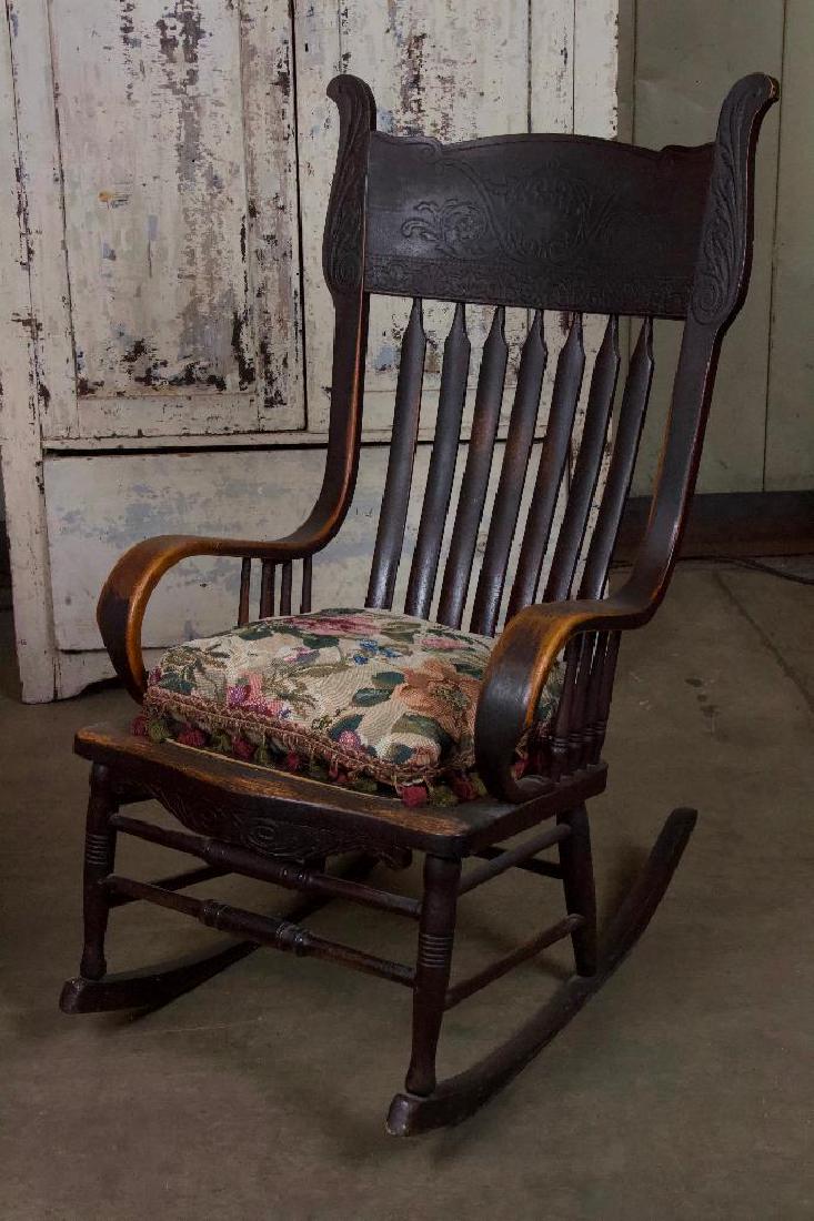 Antique Victorian Style Rocking Chair (1 of 7)