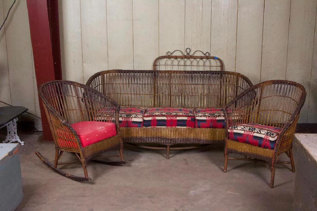 Wicker Three Piece Set (1 of 8)