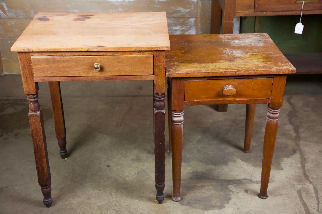 Pair of Rustic Antique Side Tables (1 of 6)