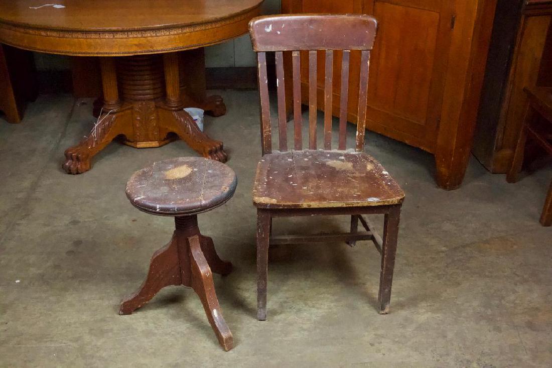 Pair of Rustic Workshop Seats (1 of 5)