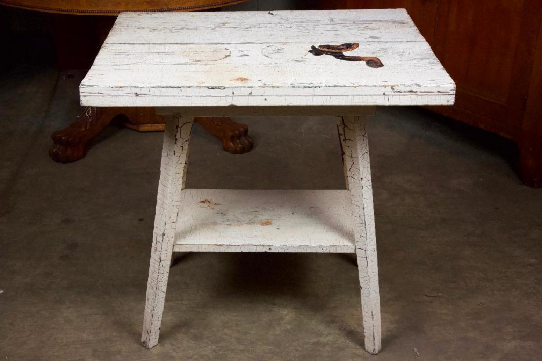 Antique Rustic Trestle Table (1 of 5)