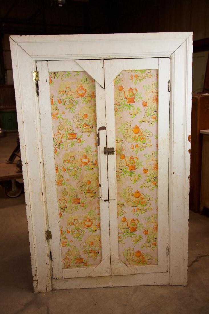 Rustic Wallpapered Cabinet (1 of 5)