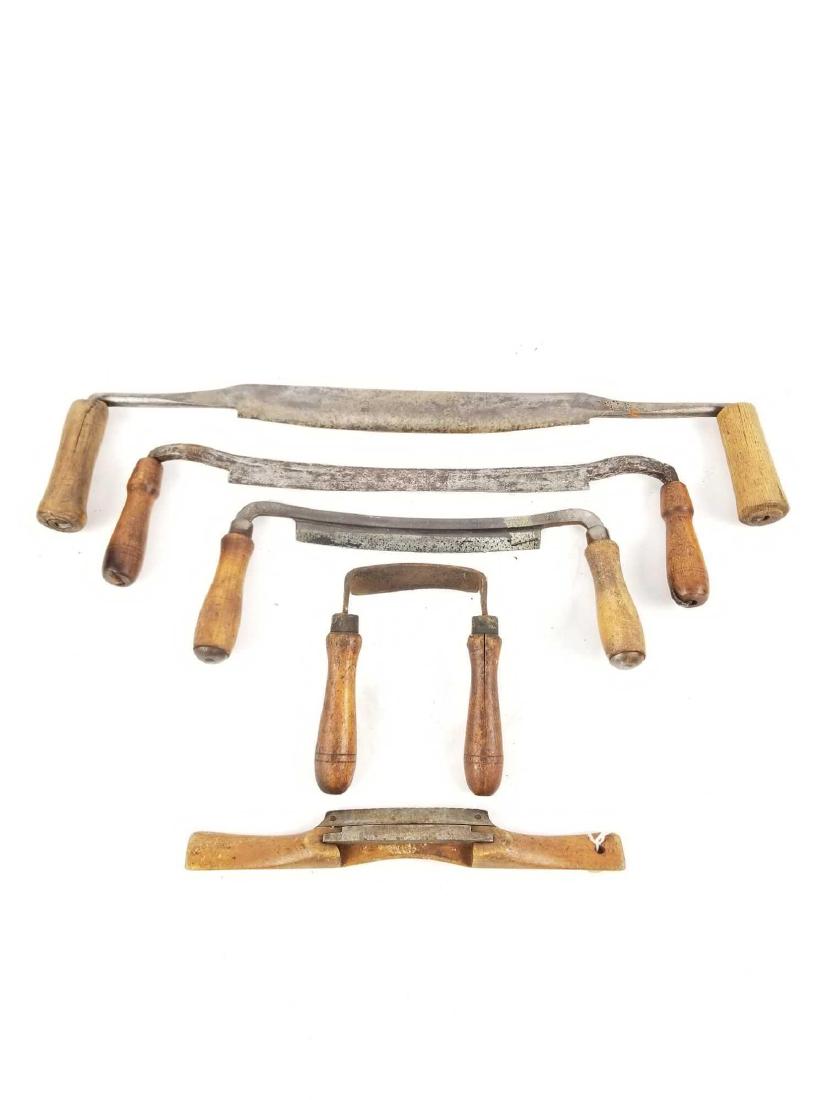 Lot of 5 Antique Debarking Tools (1 of 3)