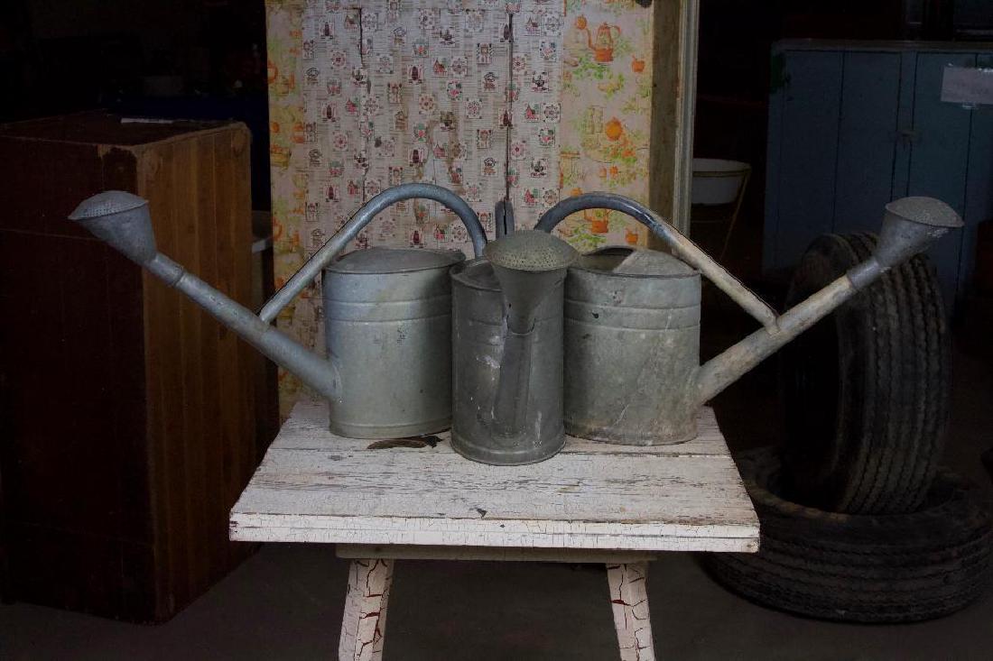 Lot of 12L Galvanized Watering Cans (1 of 7)