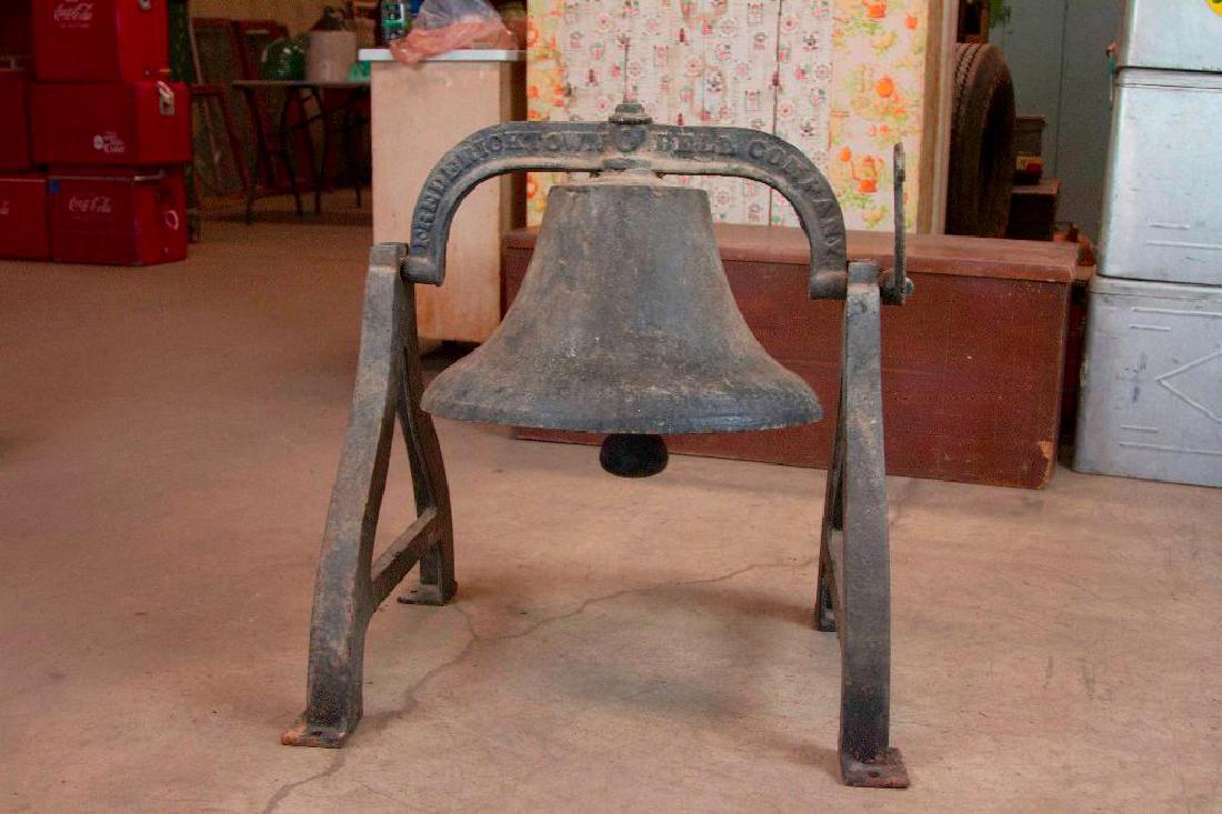 Black Fredrickstown Cast Iron Bell with Stand