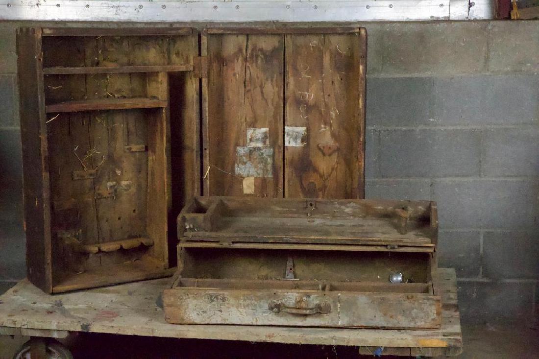 Pair of Rustic Tool Trunks (1 of 8)