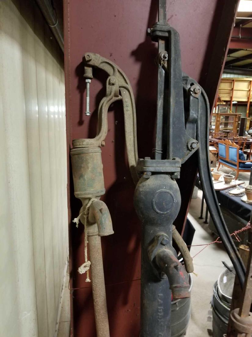 Three Large Antique Water Pumps (1 of 5)