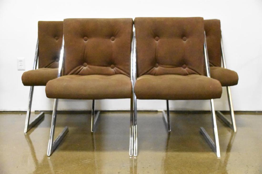 Chrome Z-Chairs by Milo Baughman for DIA (1 of 10)