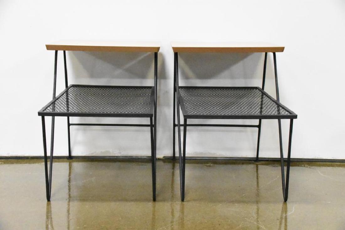 Mid Century Hairpin Leg Side Tables, Pair (1 of 6)