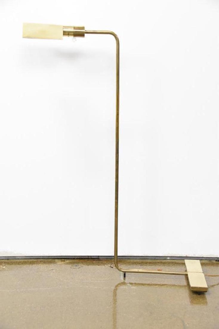 Cedric Hartman Brass Floor Lamp: Cedric Hartman Inc. Brass Floor Lamp. 38" x 25"