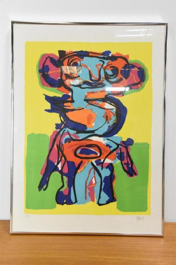 Karel Appel, Original Lithograh, "Jules": Karel Appel, Original Lithograh, "Jules" 1968 Limited Edition Artist's Proof of 100. Hand Signed and Marked EA By the Artist 30" x 22"