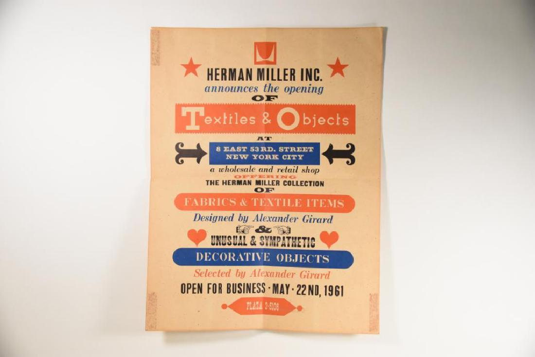 1961 Alexander Girard Textiles and Objects Poster (1 of 10)