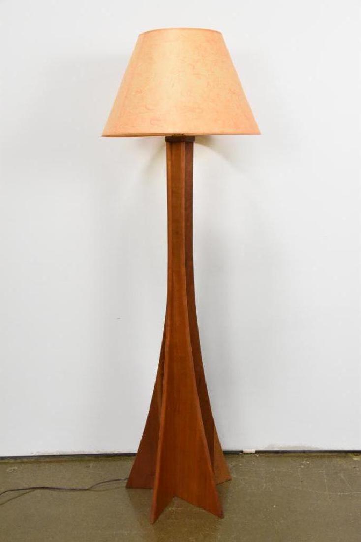 Studio Craft Sculptural Teak Lamp (1 of 5)