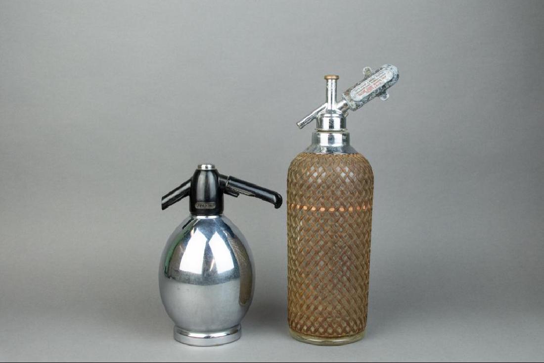 Lot Two (2) Vintage Soda Seltzer Bottles (1 of 8)