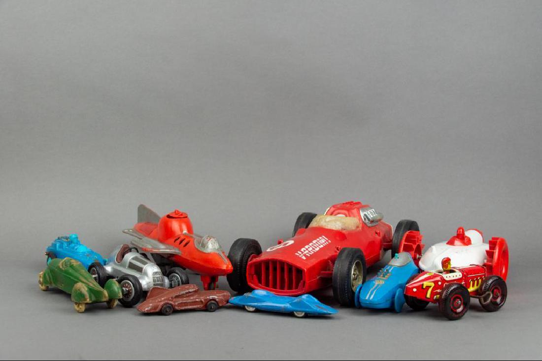 Lot Ten (10) Vintage Rocket And Drag Cars (1 of 12)