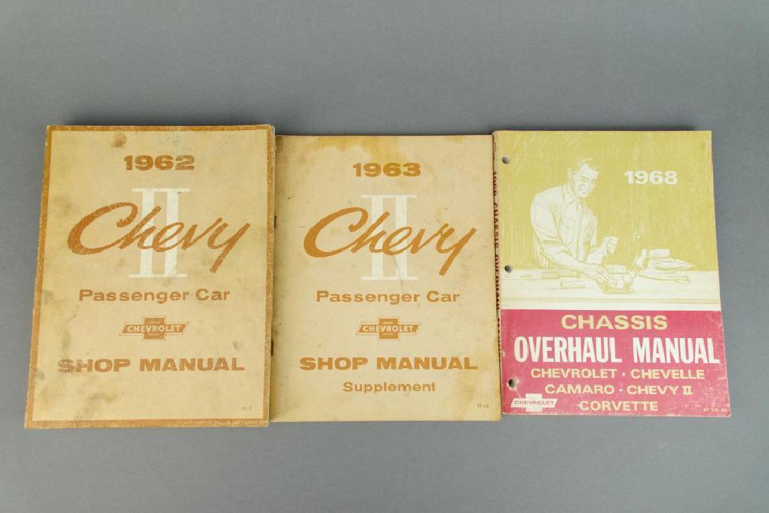 Three (3) 1960's Chevrolet Shop Manuals (1 of 8)