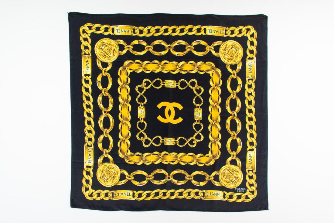Chanel Silk Scarf (1 of 18)