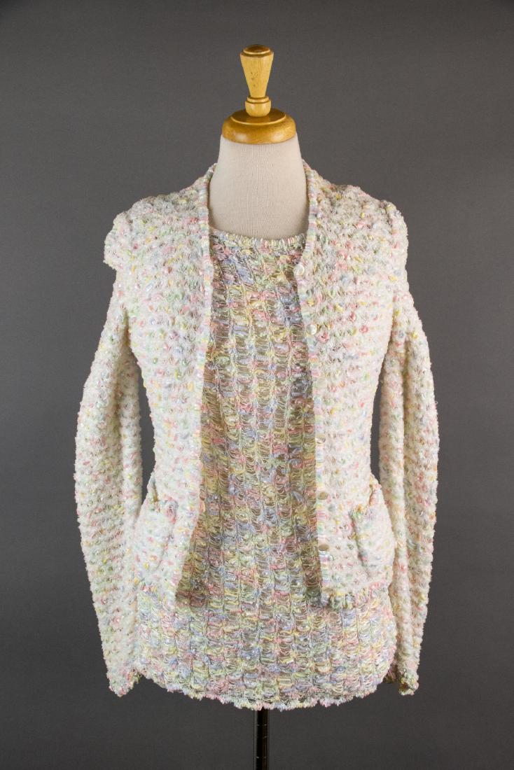 Chanel Crochet Sweater and Blouse Set (1 of 11)