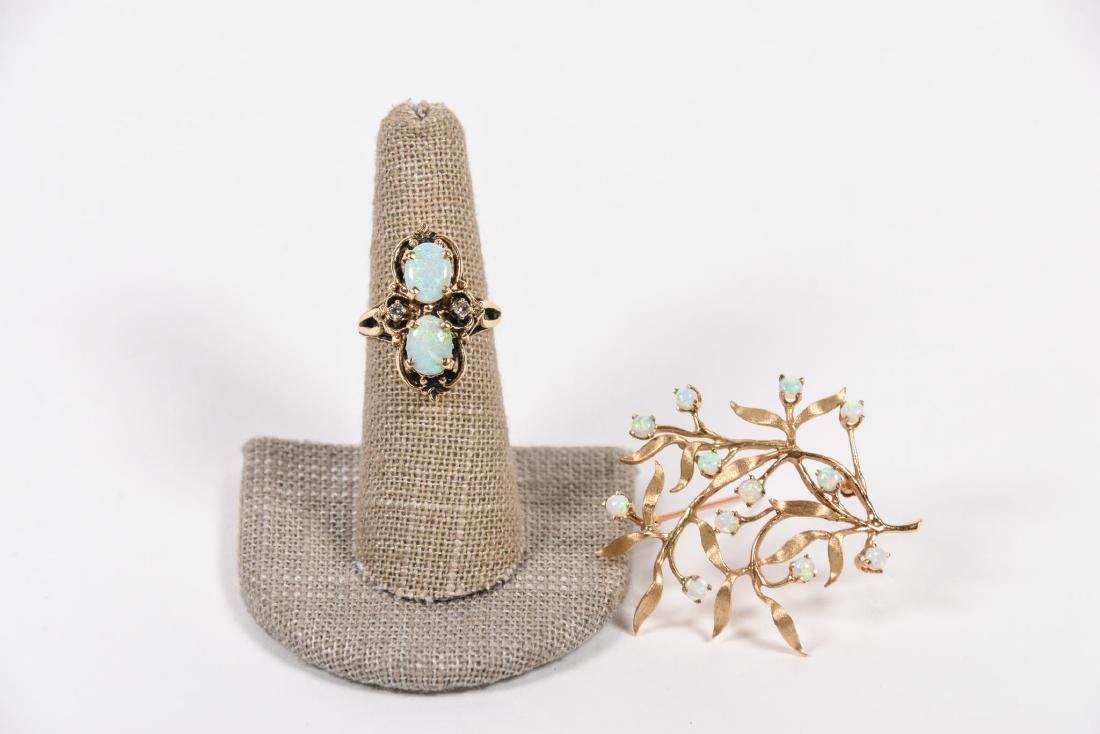Opal Brooch and Ring (1 of 11)