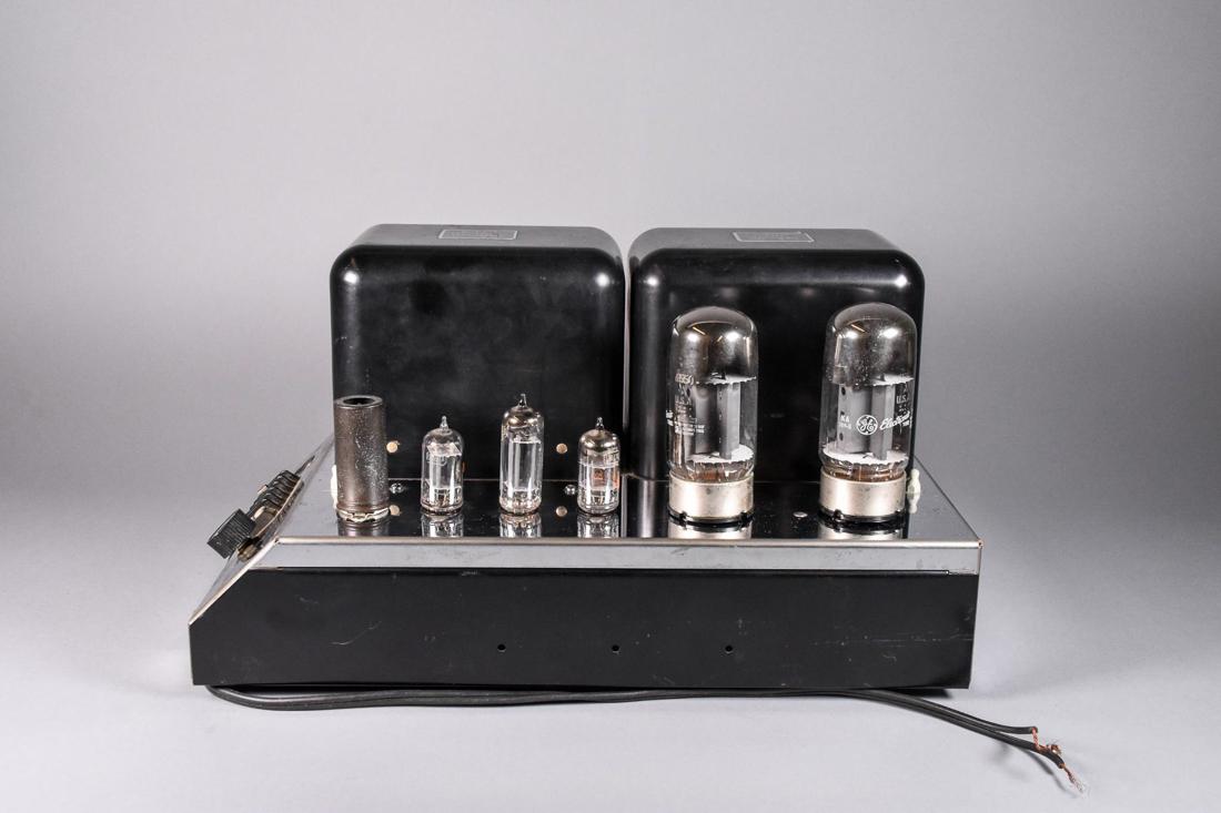 Vintage MC75 1-Channel Vacuum Tube Amplifier: Vintage MC75 1-Channel Vacuum Tube Amplifier. General Electric Tubes. CONDITION: SOLD AS-IS. Untested. Missing side decal.