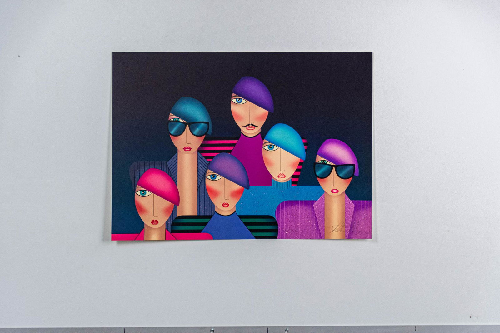 Robin Morris "Francois and a Few Friends" Signed: Robin Morris "Francois and a Few Friends" Signed Lithograph 171/350 ARTIST: Robin Morris TITLE: "Francois and a Few Friends".CONDITION: Excellent DIMENSIONS: H 21" x W 29".