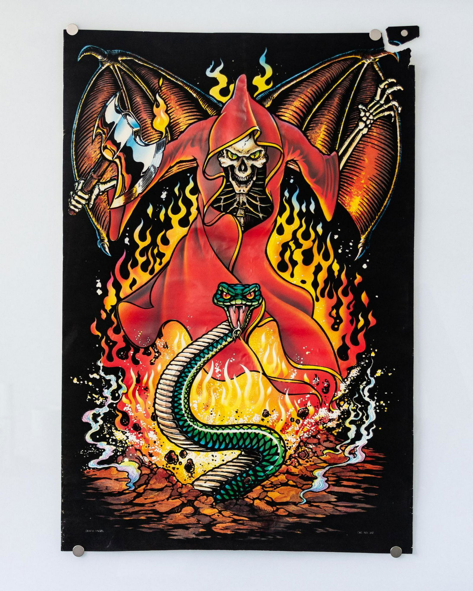 "Death Angel" Vintage Blacklight Poster (1 of 4)