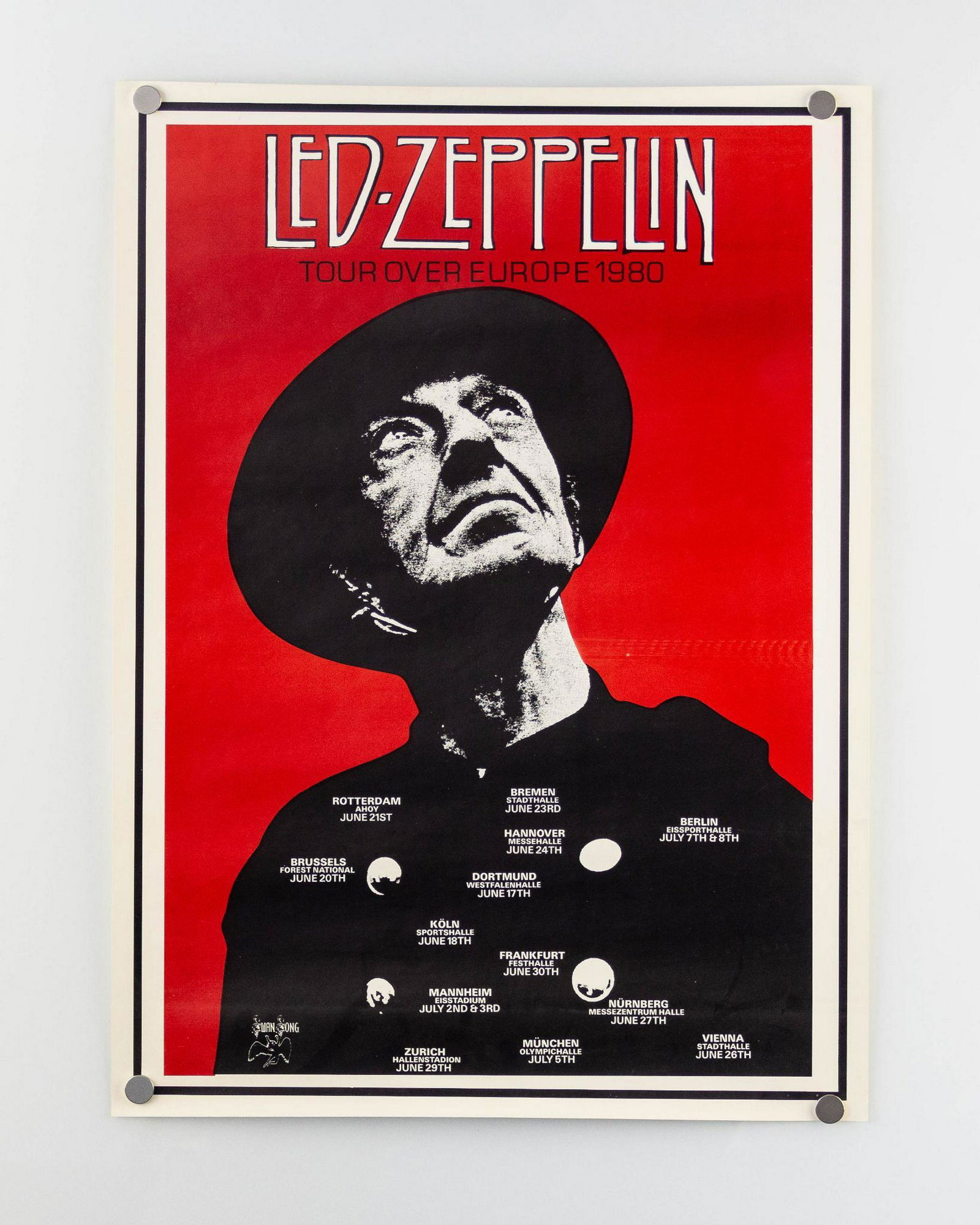 Lot of Two (2) Vintage Led Zeppelin Posters (1 of 7)