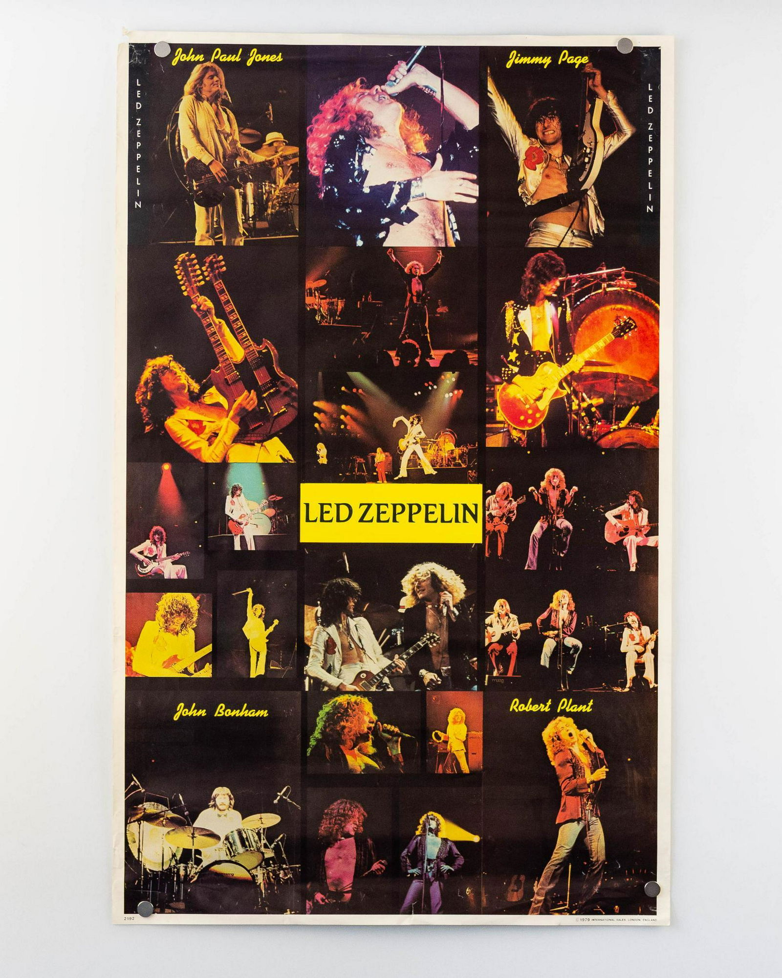 Lot of Two (2) Vintage Led Zeppelin Posters (1 of 10)