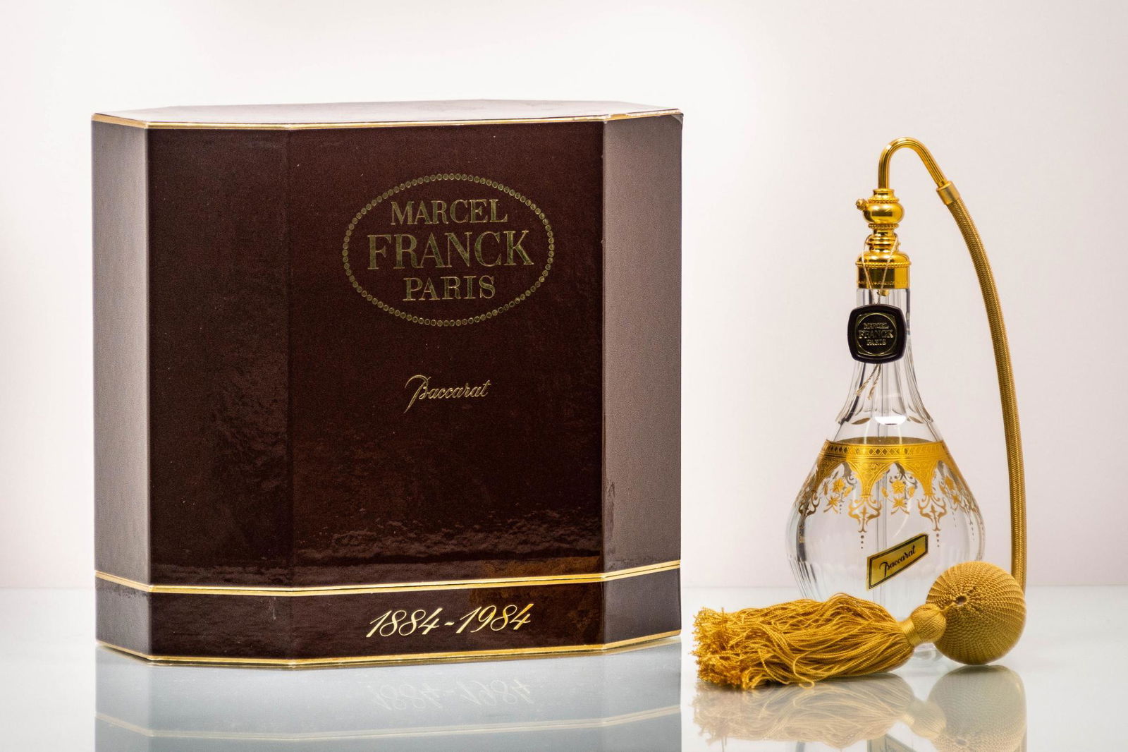 Marcel Franck Paris Baccarat Glass Perfume Bottle, (1 of 3)