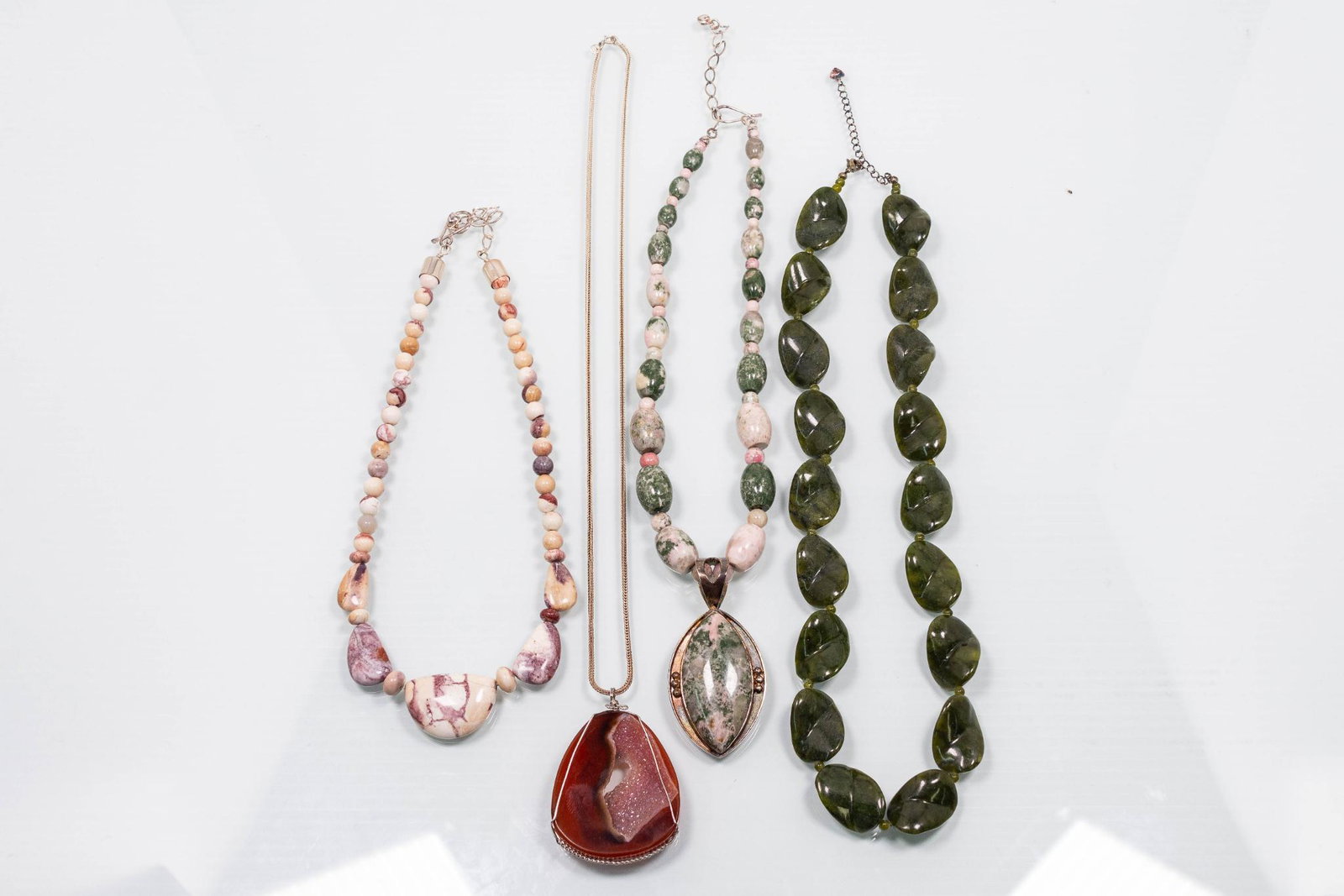 Five (5) Stone Necklaces (1 of 5)