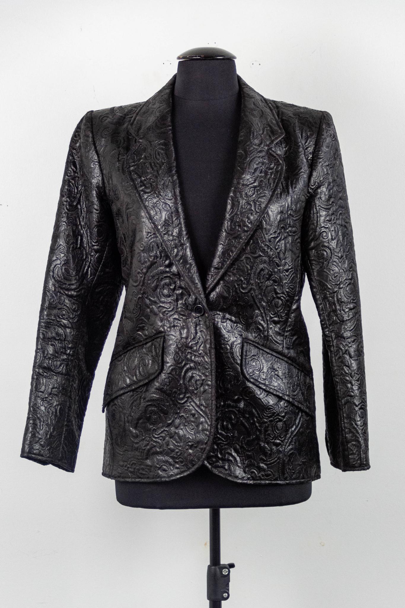 Vintage Saint Laurent Brocade Blazer (1 of 5)