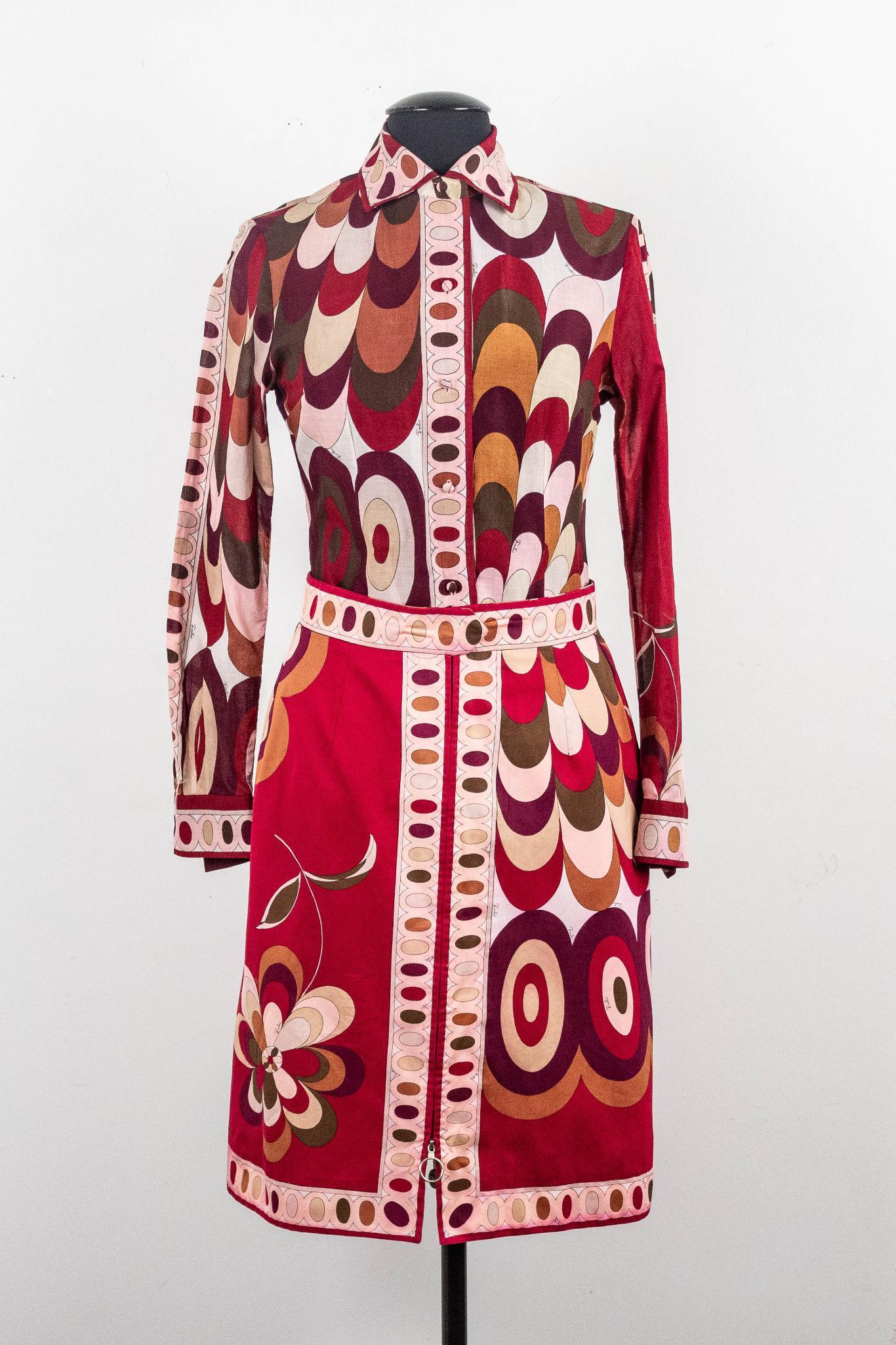 Vintage Cotton Pucci Blouse and Skirt Set (1 of 13)