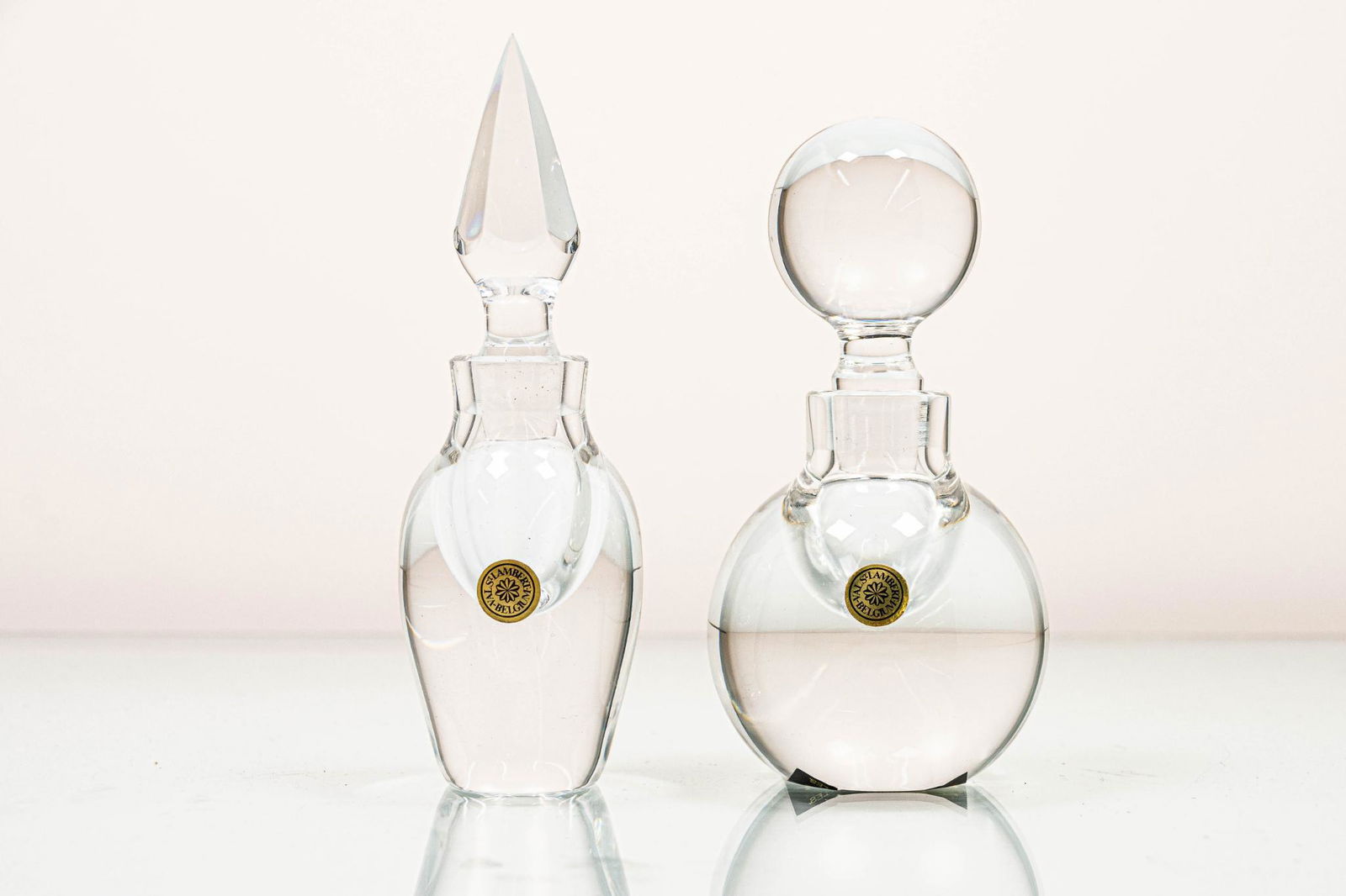 Two (2) Val Saint Lambert Perfume Bottles (1 of 4)
