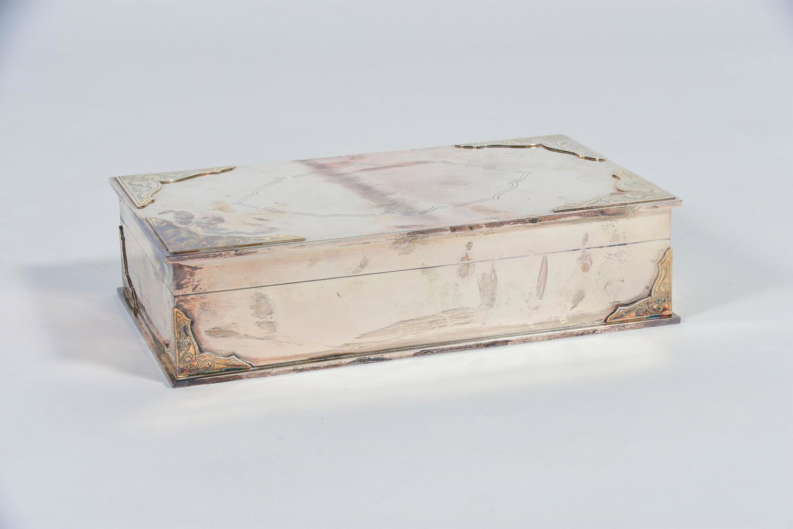 Garrard Co Ltd Rectangle Box Wooden Liner Sterling (1 of 11)