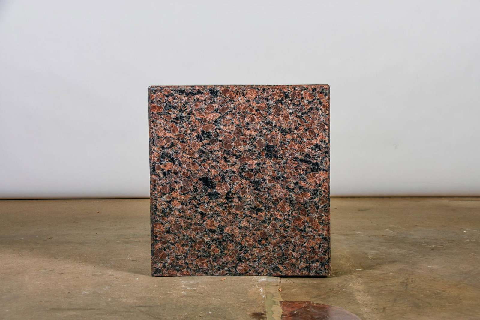 Granite Pedestal End Table (1 of 6)