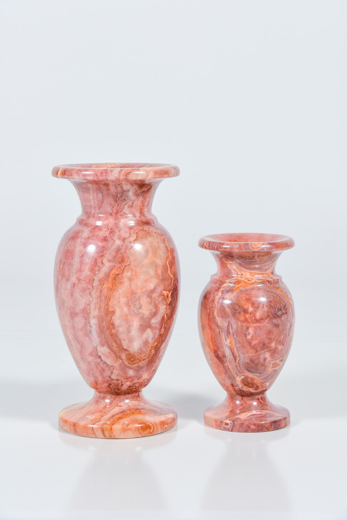 Polished Onyx Marble Swirl Vases (1 of 8)