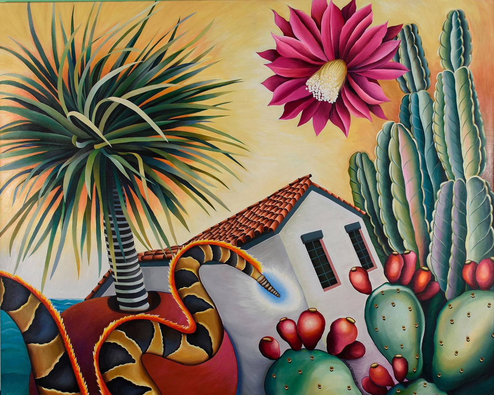 Phoebe Brunner Oil on Canvas "When You Live In The (1 of 10)