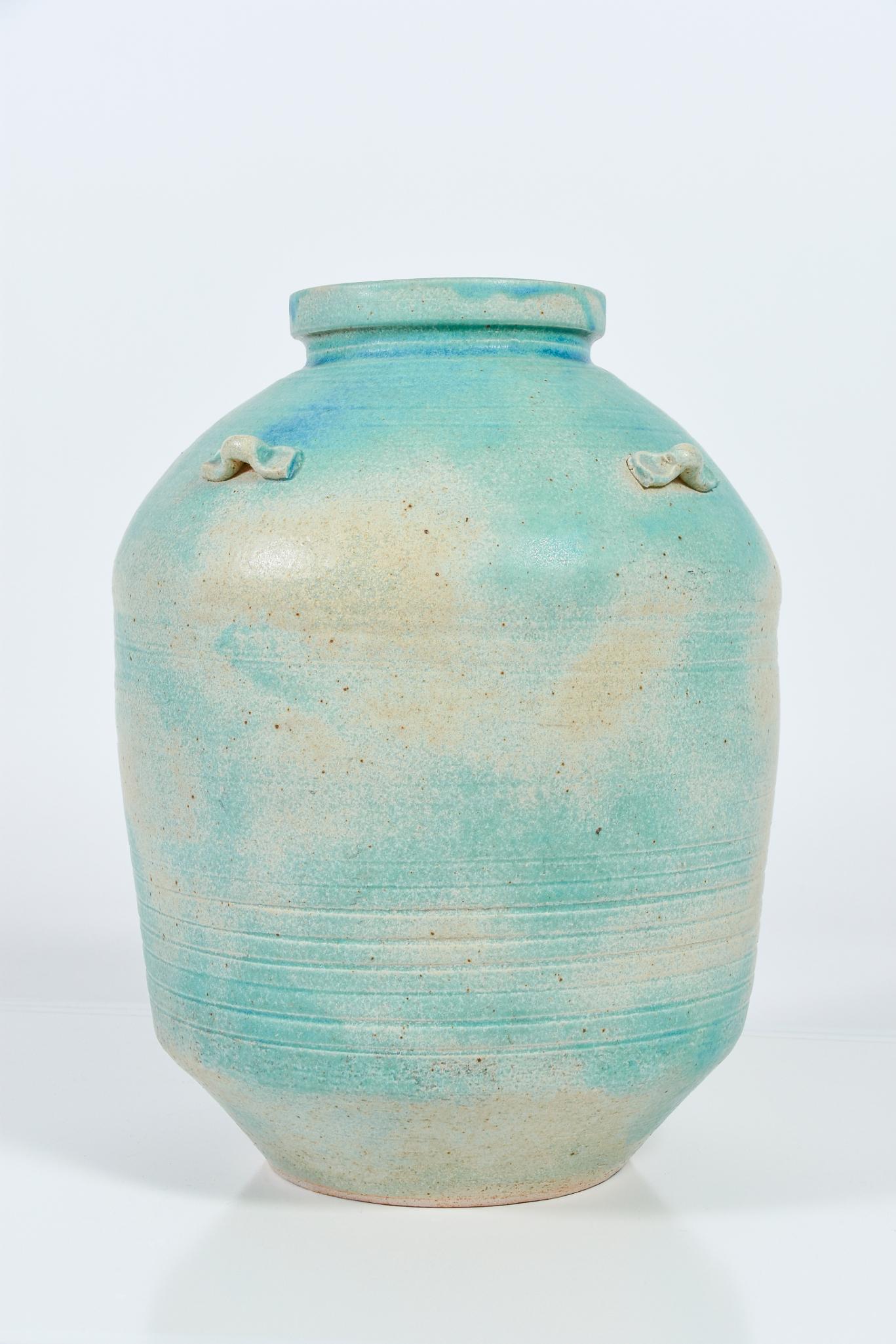 Ron Dier High Fired Earthenware Jug: Ron Dier Pottery High Fired Earthenware Jug. Signed on Bottom Dier 85 H17 x 11.5W NAVIS Pack and Ship will be handling the shipping of all items from this auction. Go to: http://blockauction.gonavis.c
