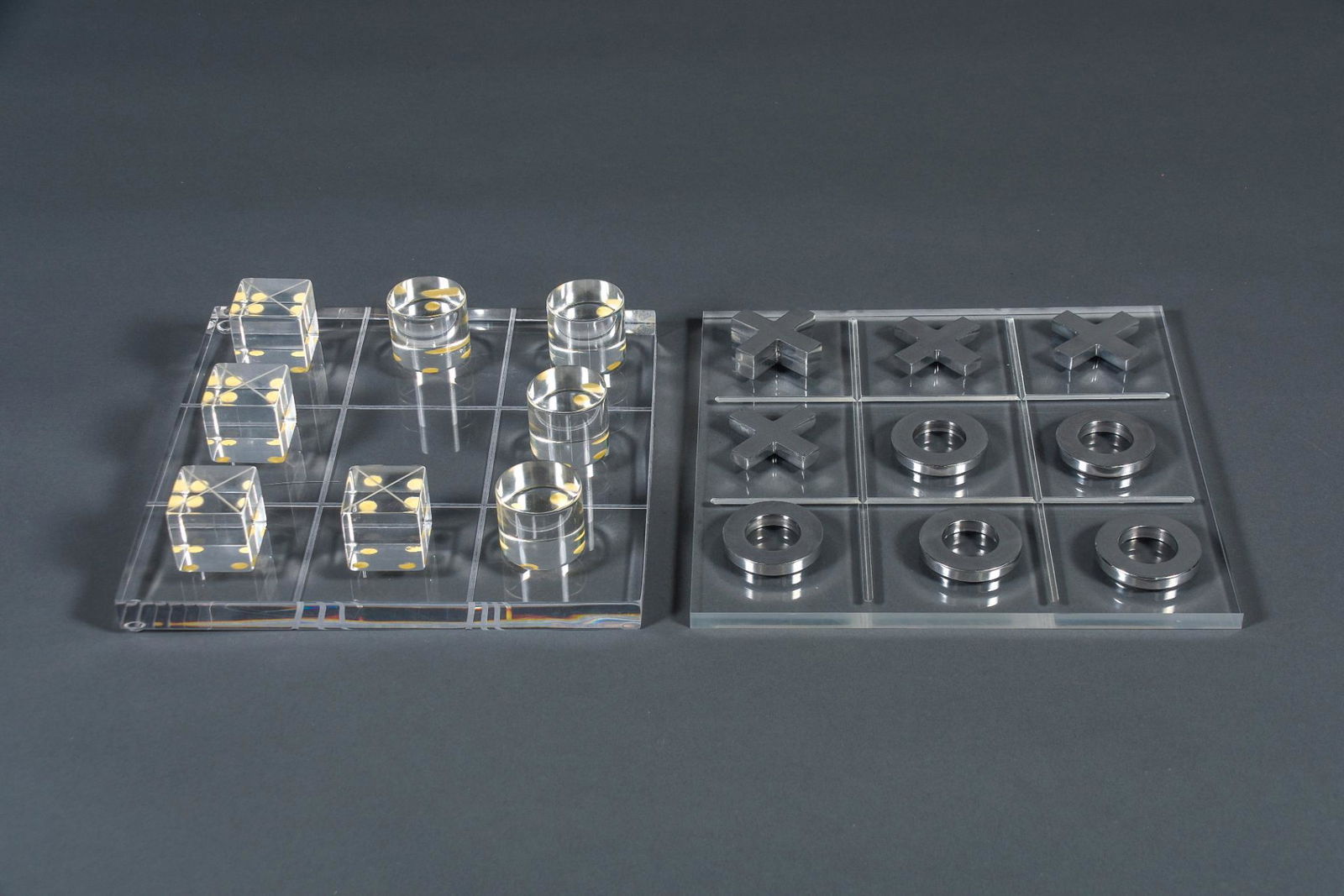 Set of Vintage Lucite Acrylic Tic Tac Toe Sets (1 of 8)