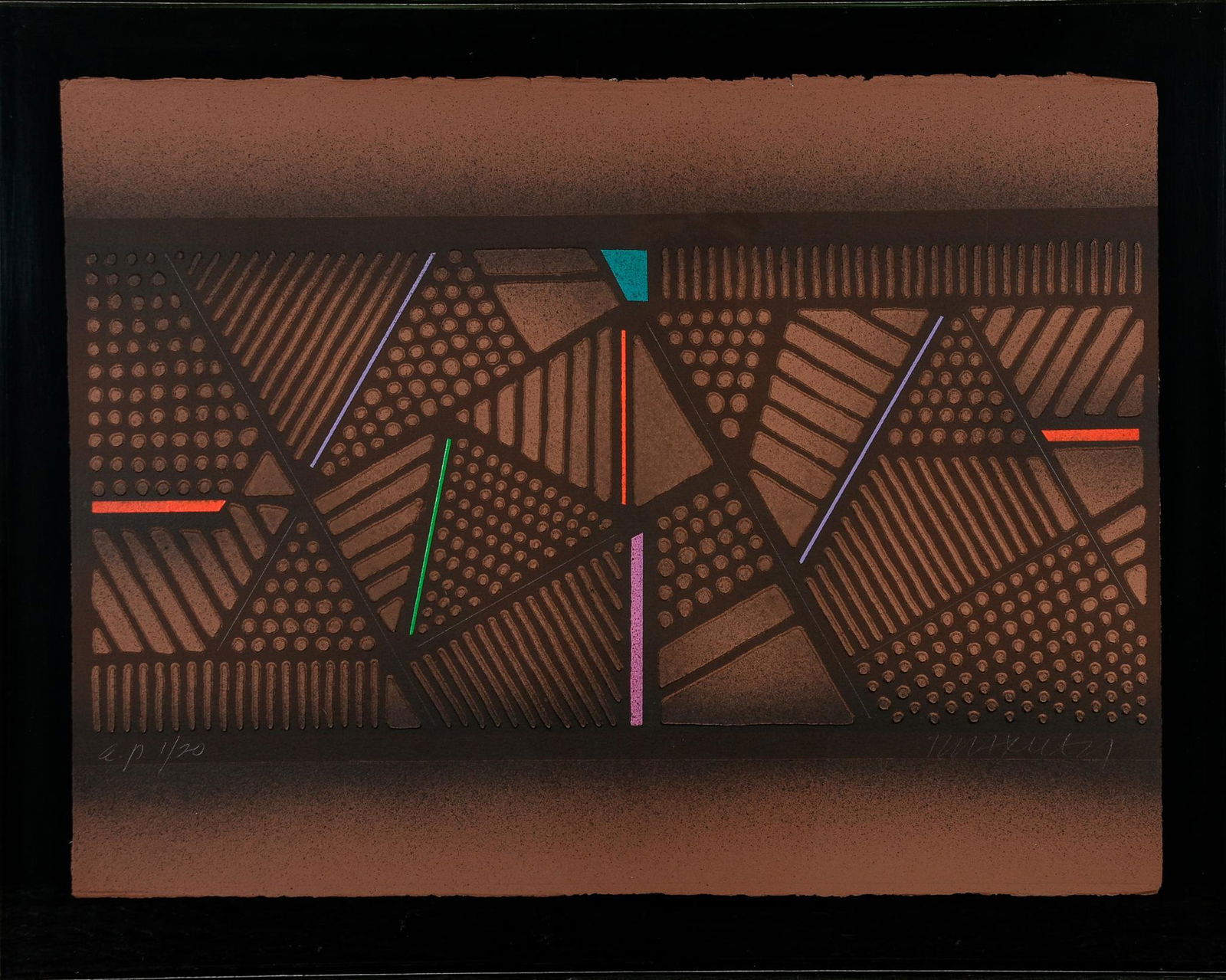 Signed and Numbered Artwork by A.P. 1980s (1 of 5)