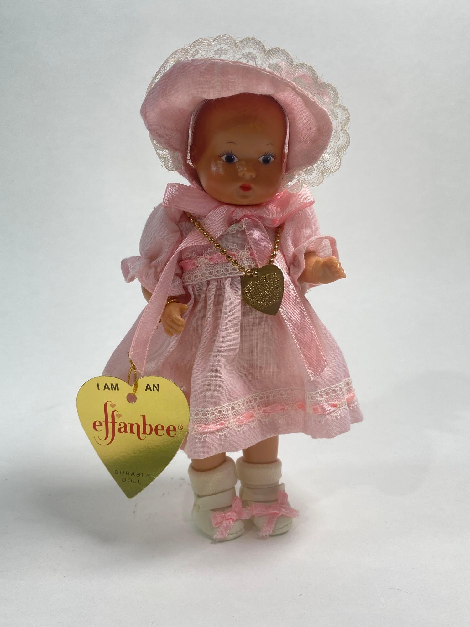 Effanbee Doll: EFFANBEE Doll 1998 souvenir for happy 50th birthday, Patsy luncheon