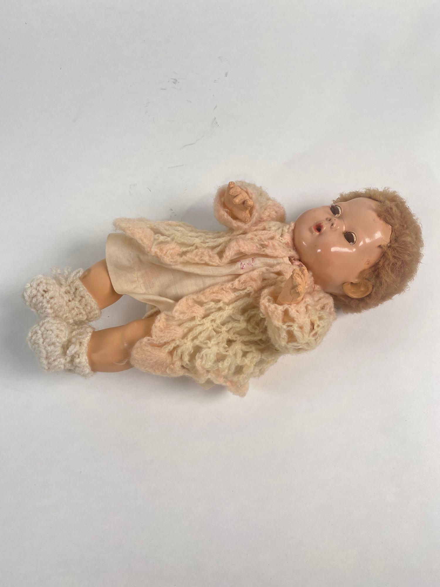 11 Inch Dy-Dee Doll: 11 inch Dy-Dee doll by EFFANBEE with rubber ears in 1940s