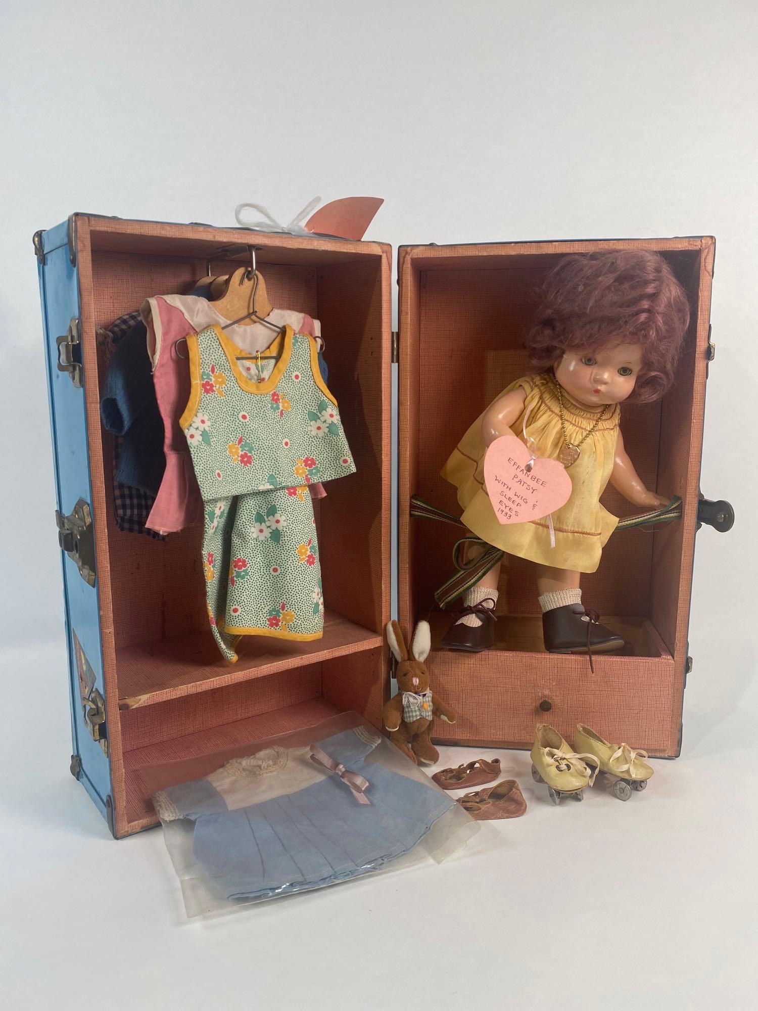 Effanbee Patsy Doll, Wardrobe Trunk And Accessories (1 of 8)