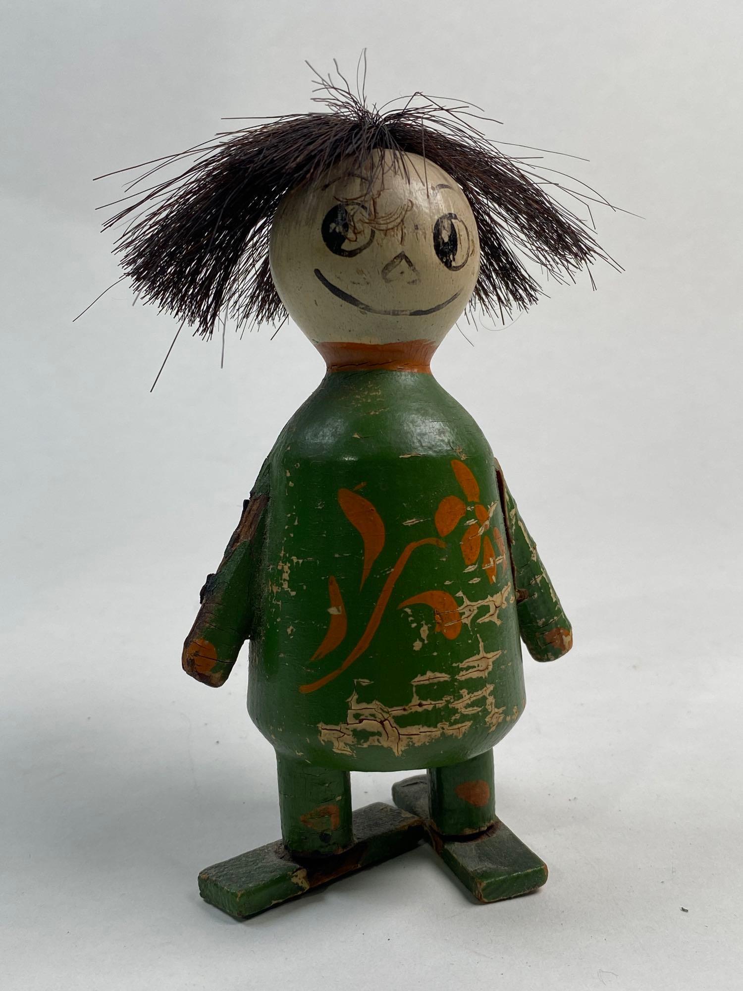 Scary Ann 1930s wood doll/toy (1 of 4)