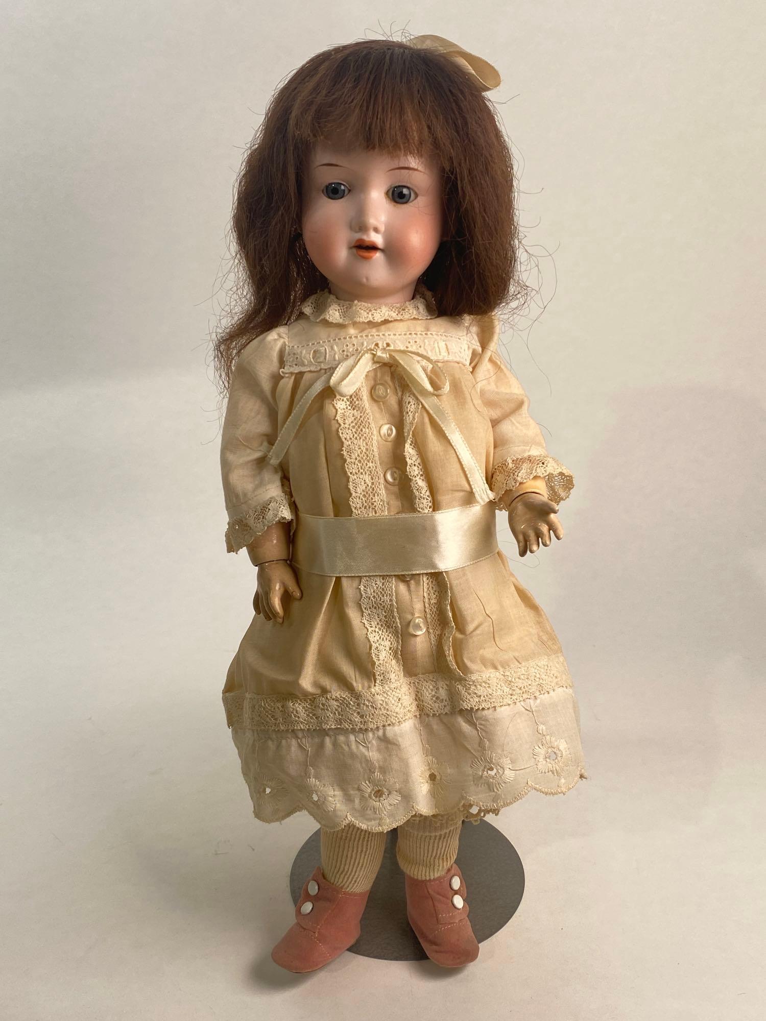 Bisque Doll: Bisque doll 15 inch B.J. body ARMAND MARSEIILLES in Germany