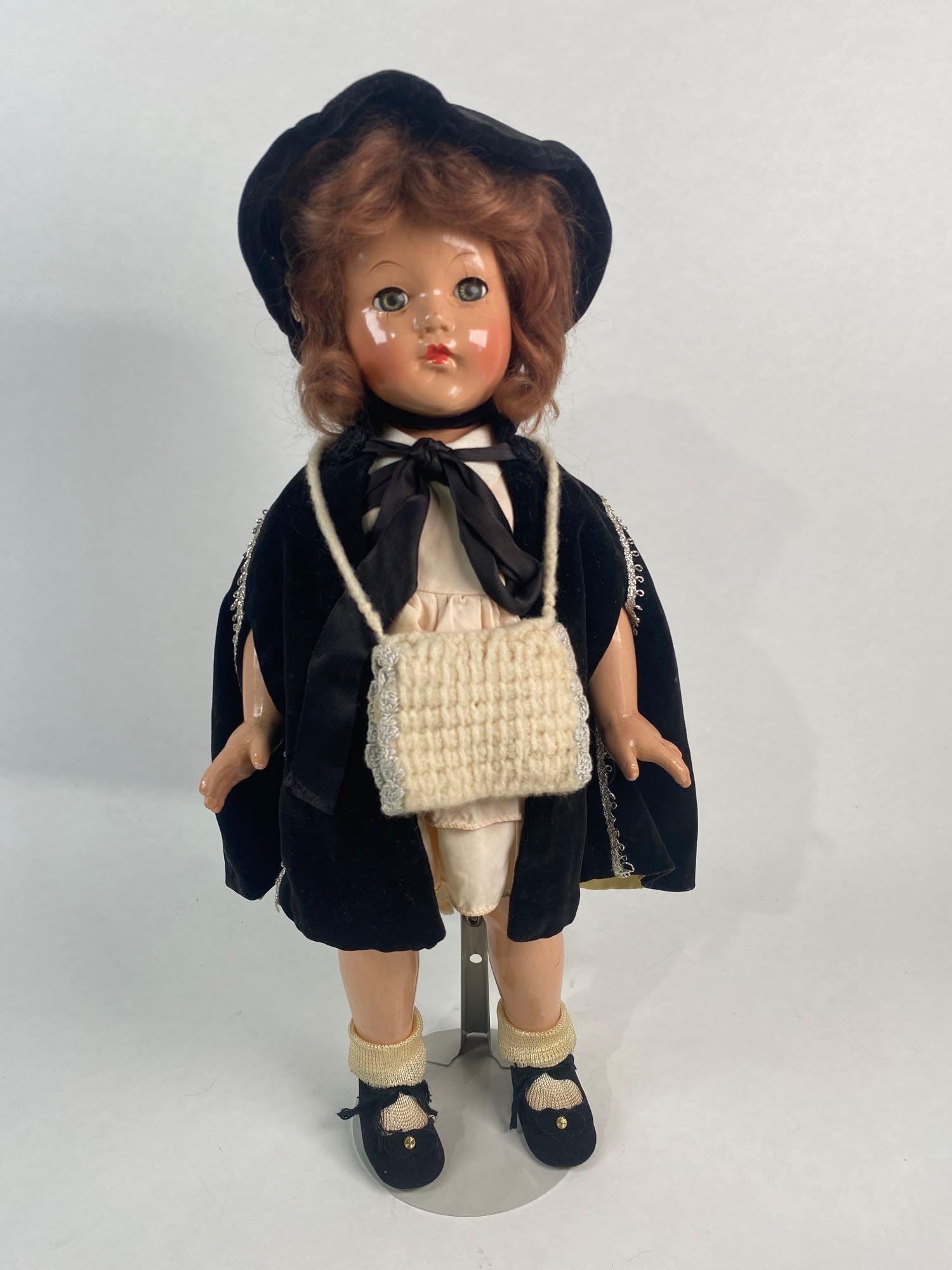 Anne Shirley: Anne Shirley Little lady 18 inch composition by Effanbee, 1939