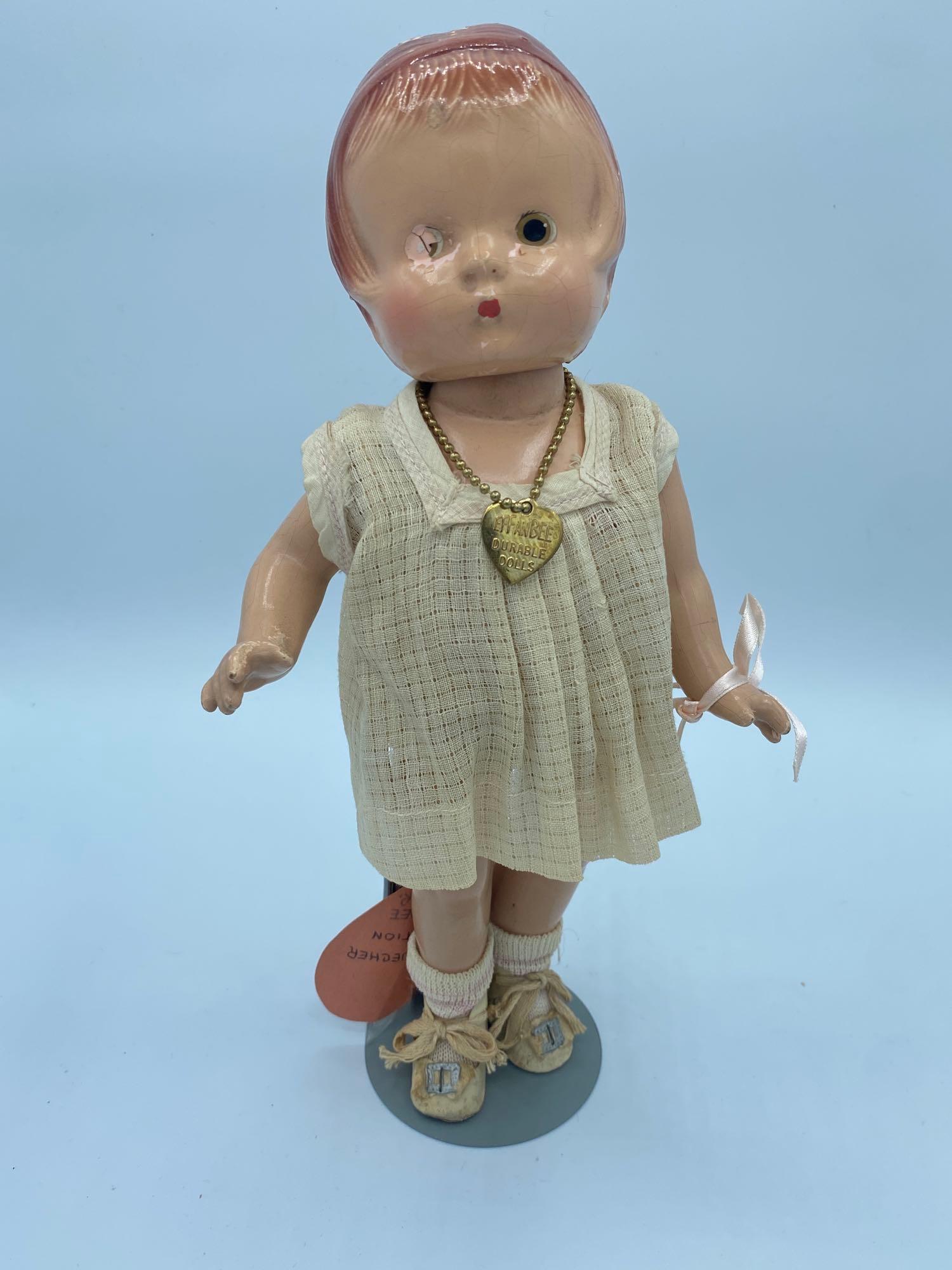 Patsy Jr: Patsy Jr 11.5 inches Compo with wardrobe, all original 1930s Effanbee