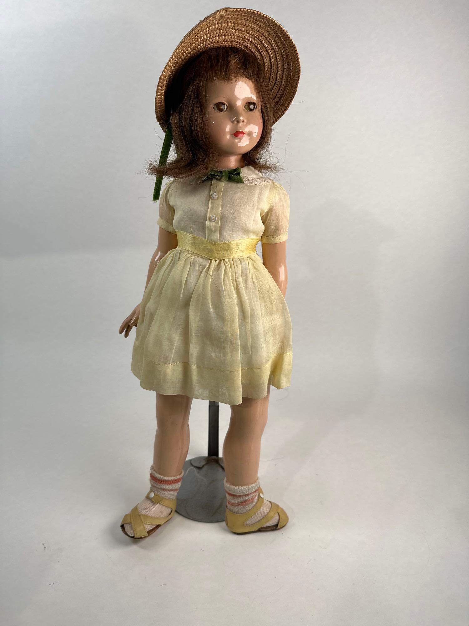 American Children Doll: American children doll EFFANBEE by Cochran 21 inch composition with original clothes, 1939