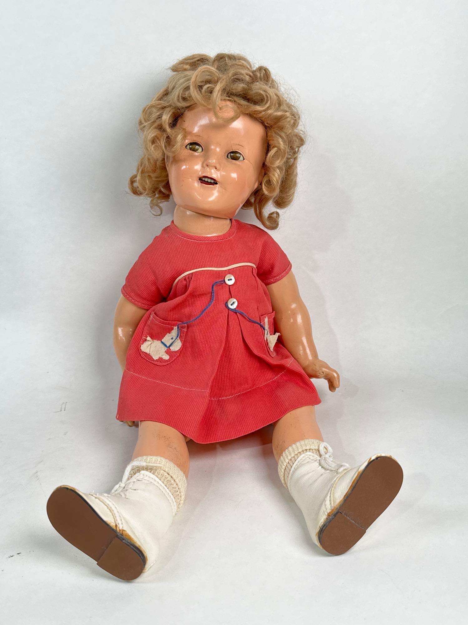 Shirley Temple doll 18" Compo. (1 of 5)