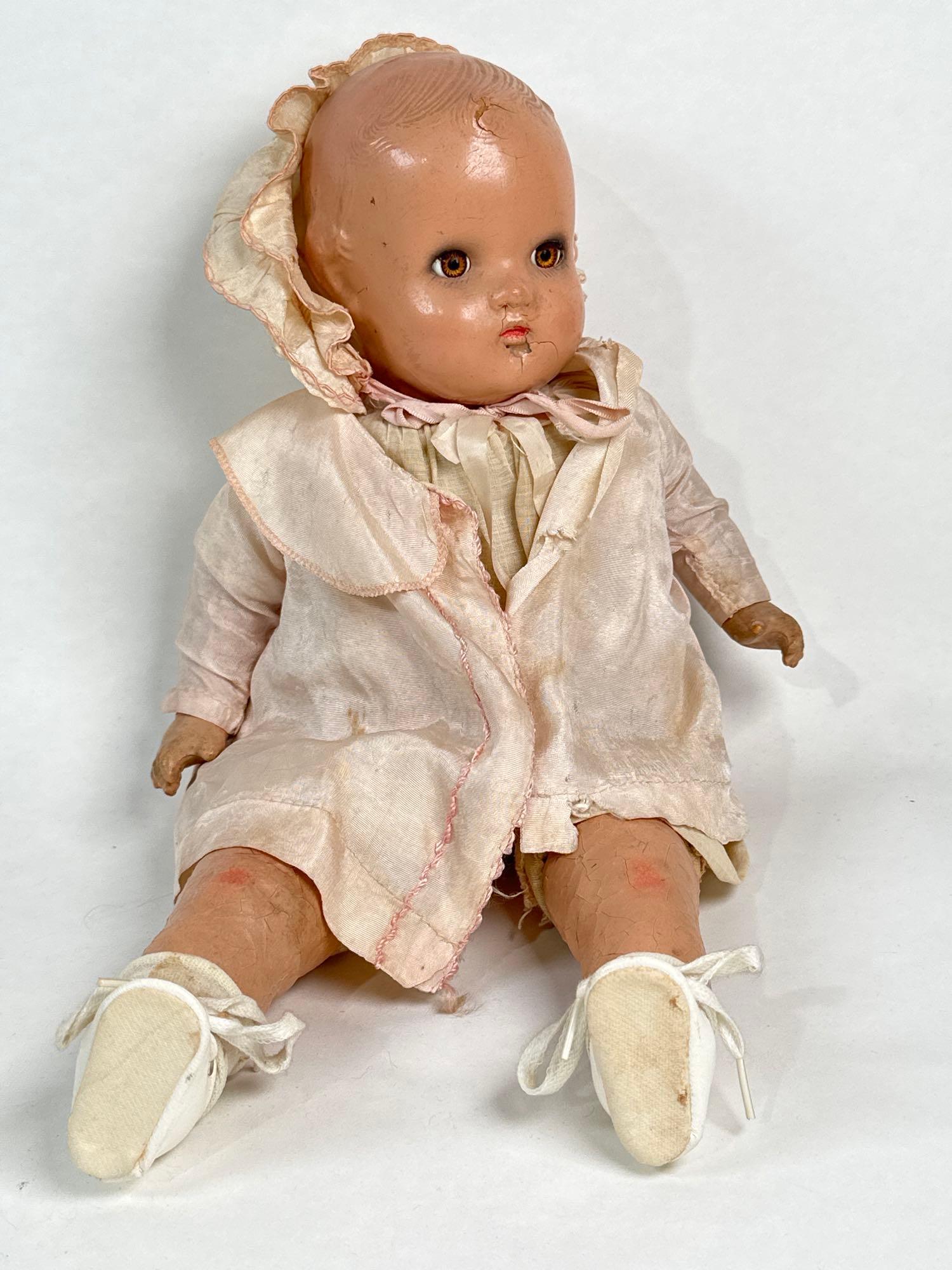 17" Compo and Cloth Doll (1 of 5)